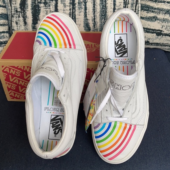 Vans Old Skool Flour Shop Rainbow/True White WMNS - Picture 13 of 16